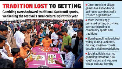 Andhra Pradesh: Gambling overshadows tradition as Sankranti loses its rural aporting spirit