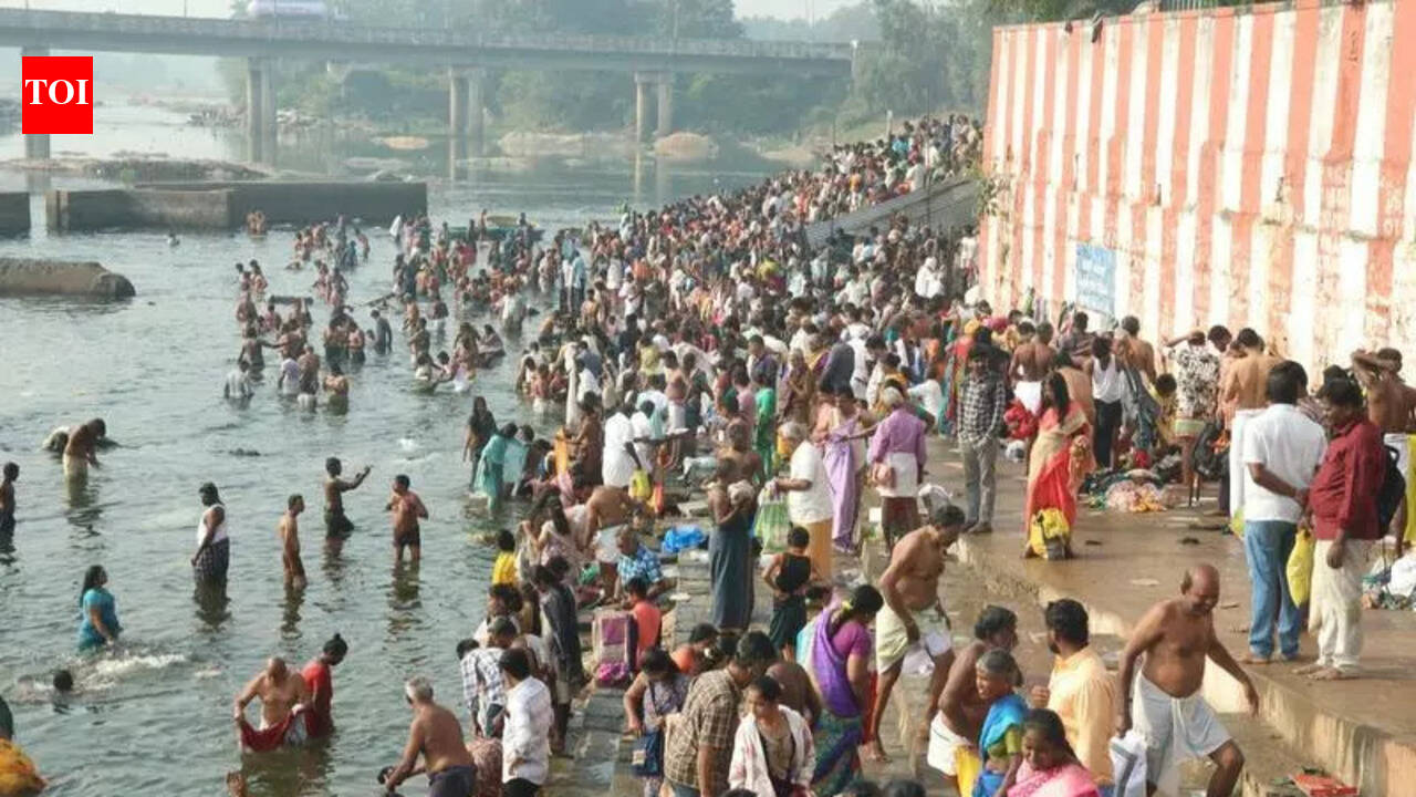 Special pujas for ancestors mark ‘Thai Amavasya’ at Erode’s Bhavani temple