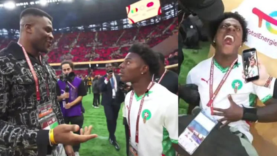 UFC legend Francis Ngannou floors streamer iShowSpeed before AFCON final against Senegal as playful moment sparks boxing talk
