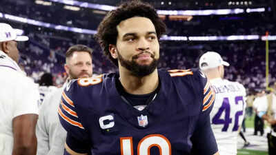 Caleb Williams stuns in neon sweater and matching nails Bears face Rams in divisional showdown