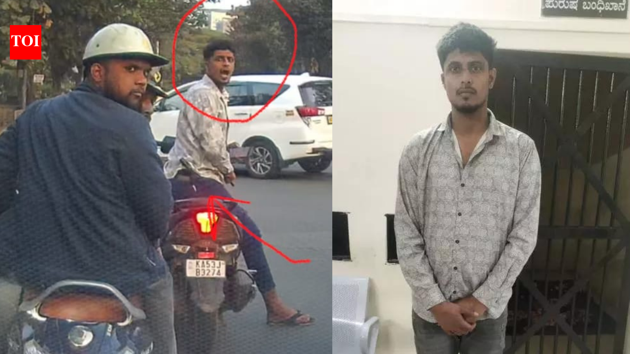 Bengaluru dashcam horror: Man pulls out knife, threatens family in car after spat; held