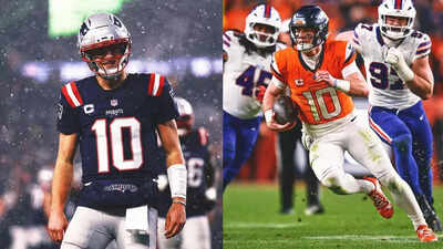 Heartbroken Drake Maye reacts to Bo Nix’s season-ending ankle injury ahead of Patriots vs. Broncos