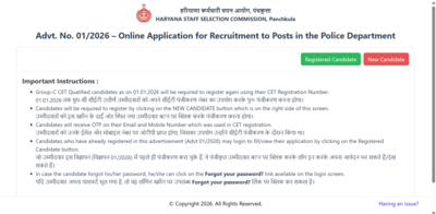 Haryana Police Constable recruitment 2026: Registration window closes soon for 5,500 posts; direct link to apply here
