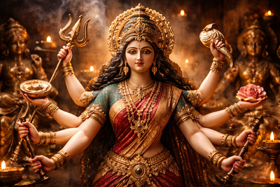 Why Hindu gods are shown with multiple arms and the hidden spiritual meaning behind it