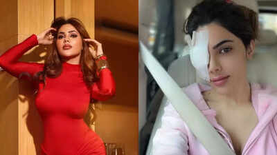 Nikki Tamboli shares a health update after being diagnosed with an eye infection; shares pictures