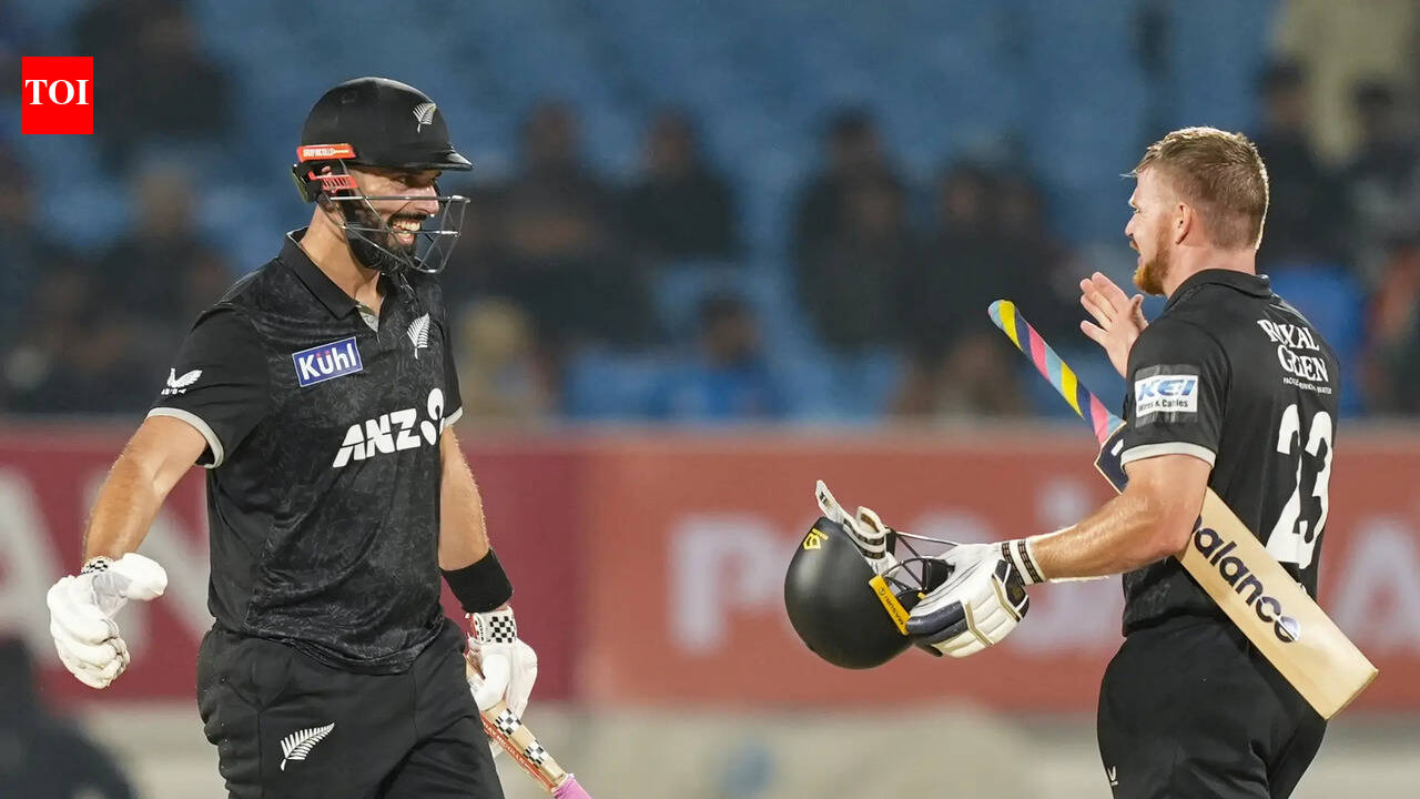 Daryl Mitchell and Glenn Phillips' 219-run partnership seals New Zealand's first ODI series win in India; Kohli ton in vain