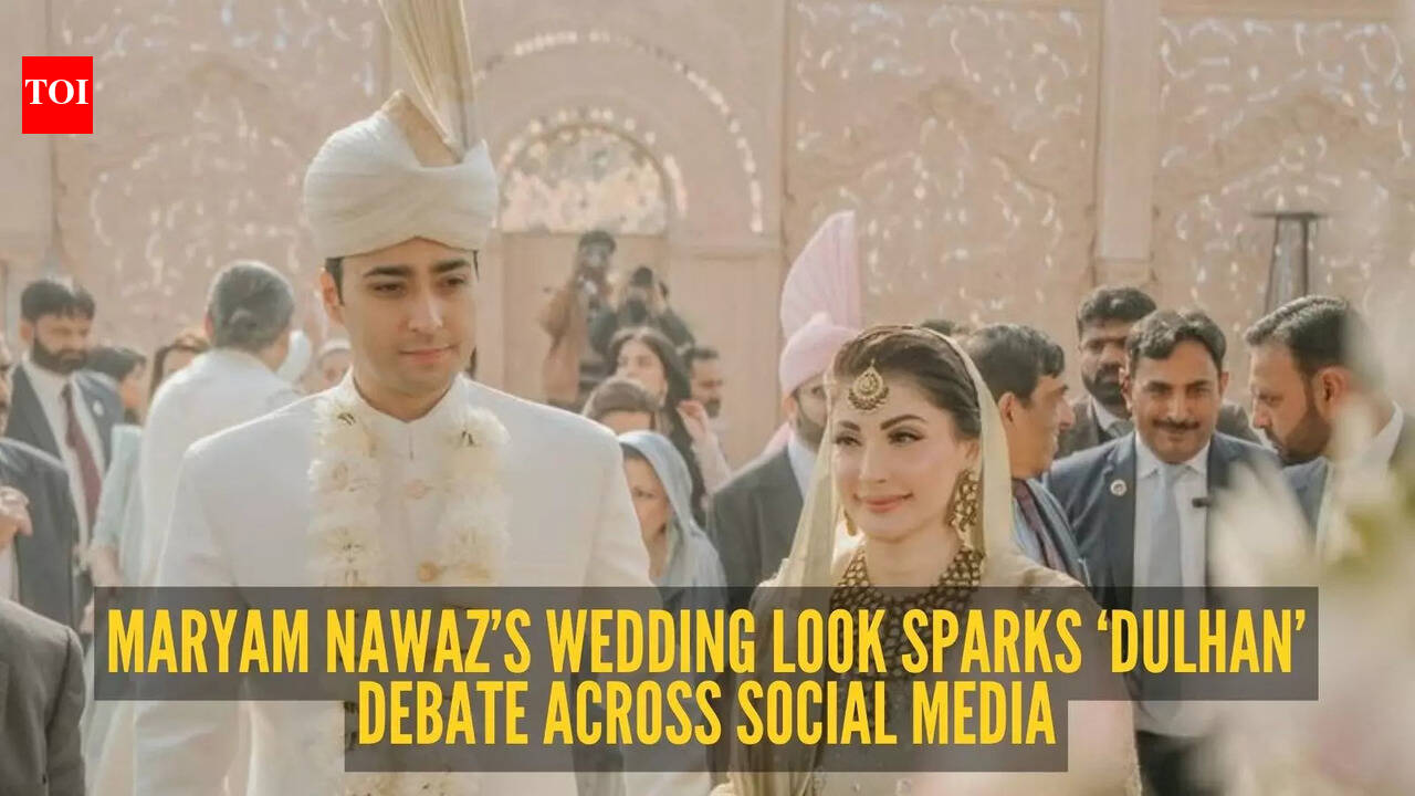 ‘Why dress like the bride?’ Maryam Nawaz’s look at her son’s second wedding sparks internet debate