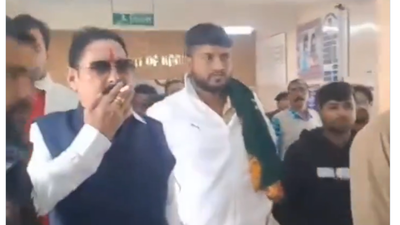 ‘Blowing good governance in smoke’: Bihar JD(U) MLA Anant Singh smokes inside hospital; triggers row