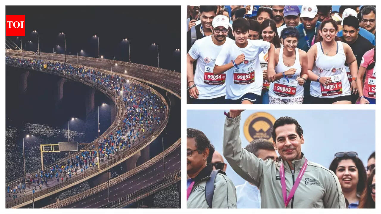 Spirit, speed  and smiles define the Mumbai Marathon