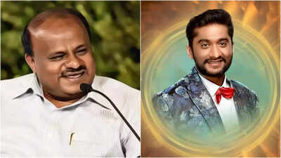 Former Karnataka Chief Minister HD Kumaraswamy congratulates Bigg Boss Kannada 12 Winner Gilli Nata, calls him "Genuine rural talent"