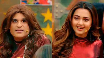 Laughter Chefs 3: Krushna Abhishek mimics Tejasswi Prakash; she says, “Meri fifth copy bhi nahi lag rahe ho”