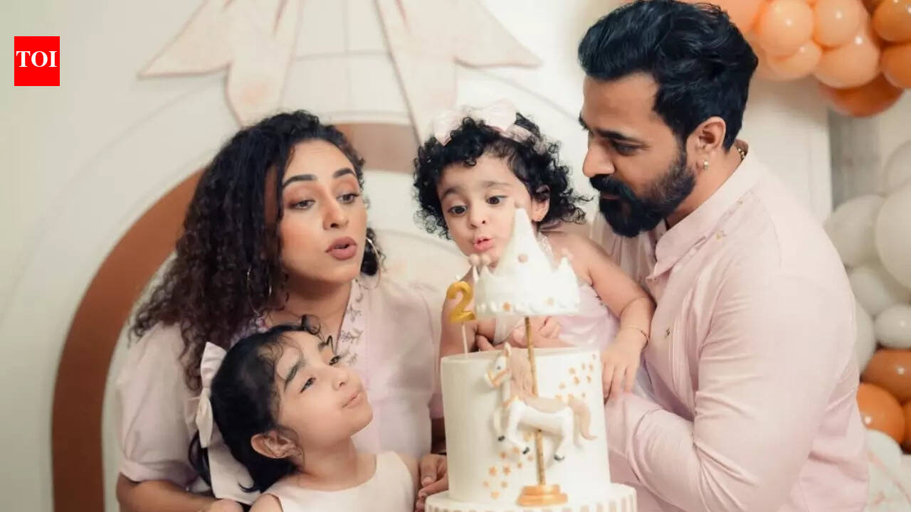 Nitara turns two; Pearle and Srinish throw a lavish party