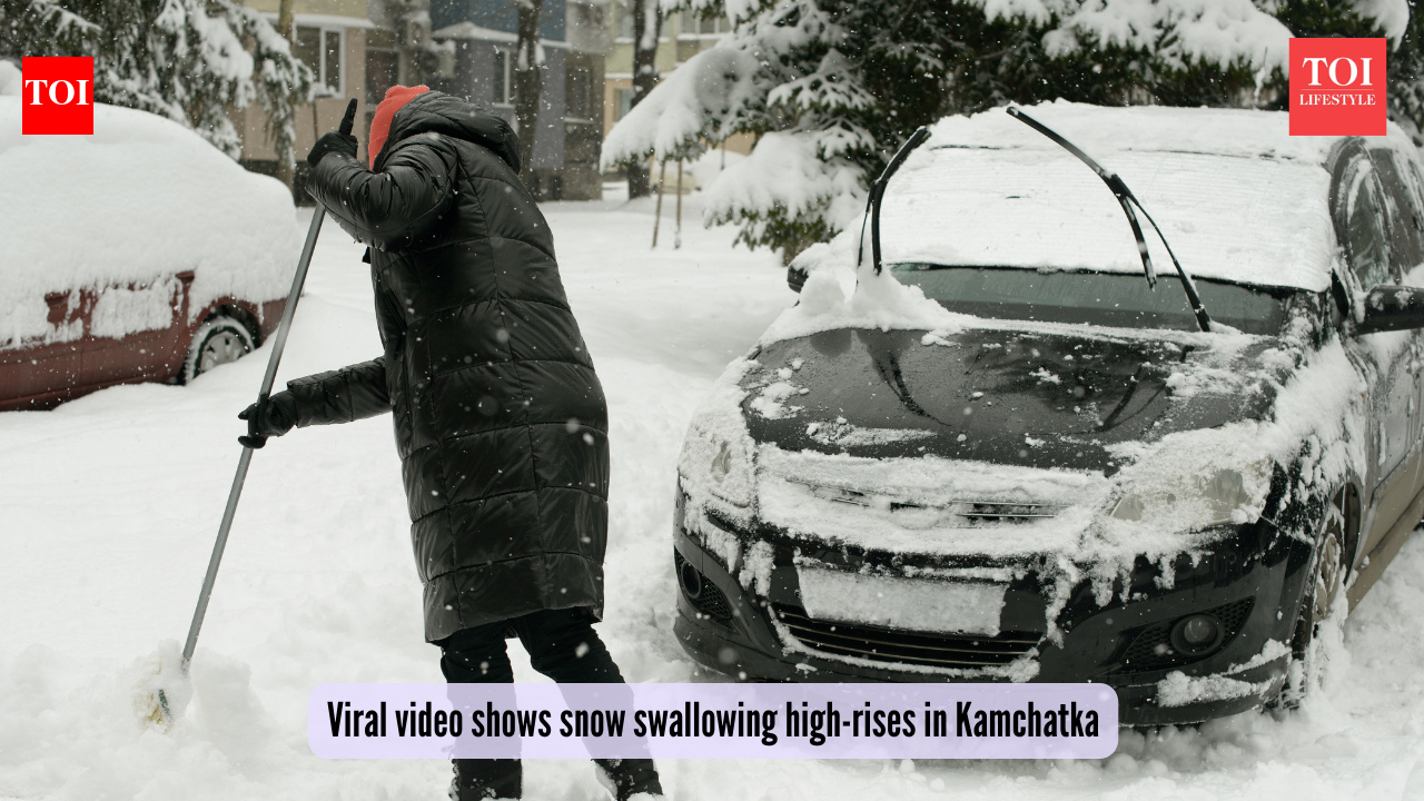 Snow apocalypse hits Russia: Viral video shows snow swallowing high-rises in Kamchatka