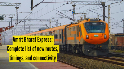 Amrit Bharat Express: Complete list of new routes, timings, and connectivity