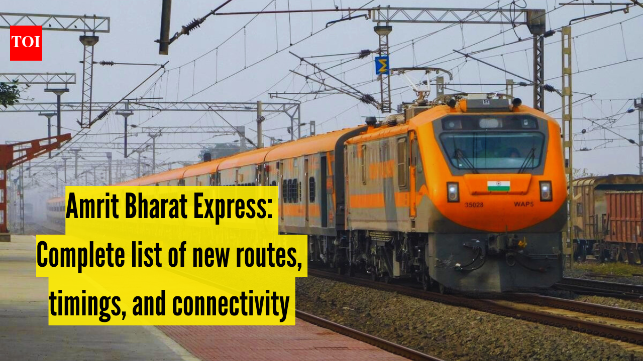 Amrit Bharat Express: Complete list of new routes, timings, and connectivity