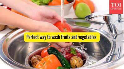This is the perfect way to wash fruits and vegetables to remove dirt, germs and pesticides; no it’s not soapy water!