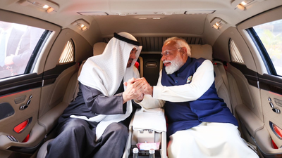 MBZ's India visit: PM Modi receives UAE president at airport; sign pacts on energy, nuclear reactor, space