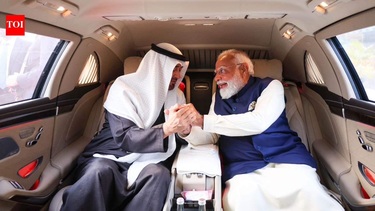India-UAE ties: PM Modi receives President MBZ at airport; on short 2-hr trip to India