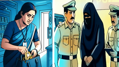 Chennai bank heist twist: Suspended manager dons burqa, drops Rs 1.5cr gold she stole to dodge probe; gets caught again