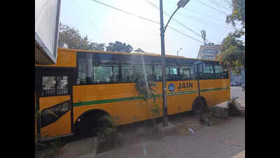 Woman, 8-yearr-old son killed after college bus runs them over in Bengaluru