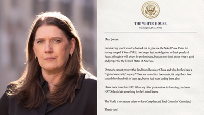 ‘Too stupid even for him’: Trump’s niece reacts after US letter links Greenland demand to Nobel snub