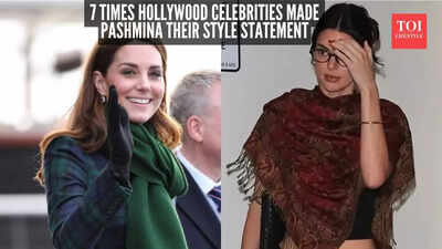From Kate Middleton to Kendall Jenner:​ 7 times Hollywood celebrities made pashmina their style statement​