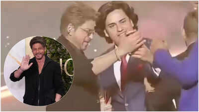 Shah Rukh Khan takes away fan’s phone during on-stage selfie moment at Joy Awards; internet reacts, 'Following protocol'