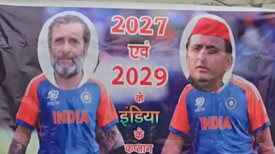 Posters speak before speeches: Rahul, Akhilesh projected as INDIA captains; oppn leader to visit Rae Bareli today