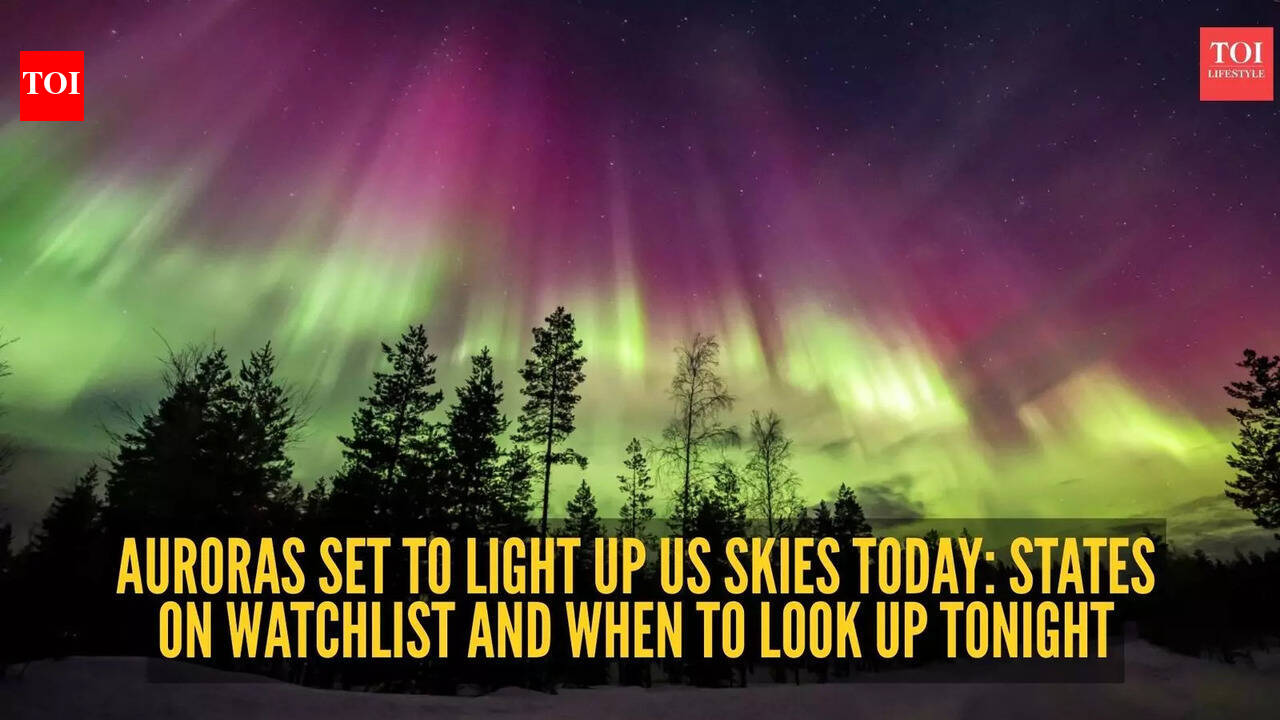 Northern Lights alert tonight: Where Auroras will be visible across the US and the best time to watch
