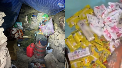 50 Maggi packets, 20kg rice, veggies, LPG cylinders: JeM’s winter bunker unearthed during Kishtwar encounter; terrorists stocked up for months
