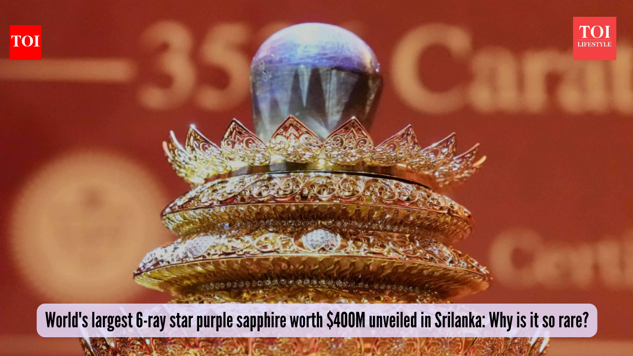World’s largest six-ray purple sapphire, valued at $400 million, unveiled in Sri Lanka: What makes it so rare?