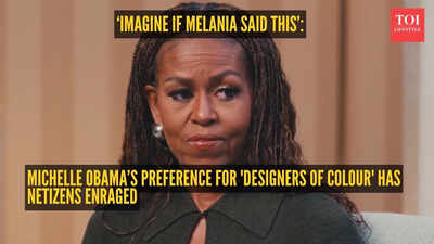 'If Melania said this': Michelle Obama's comment on 'designers of colour' sparks racist accusations online