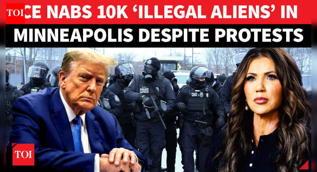 ICE ‘BEATS’ American Anger, Agents Arrest 10,000 Migrants In Minneapolis | Noem Drops Bombshell