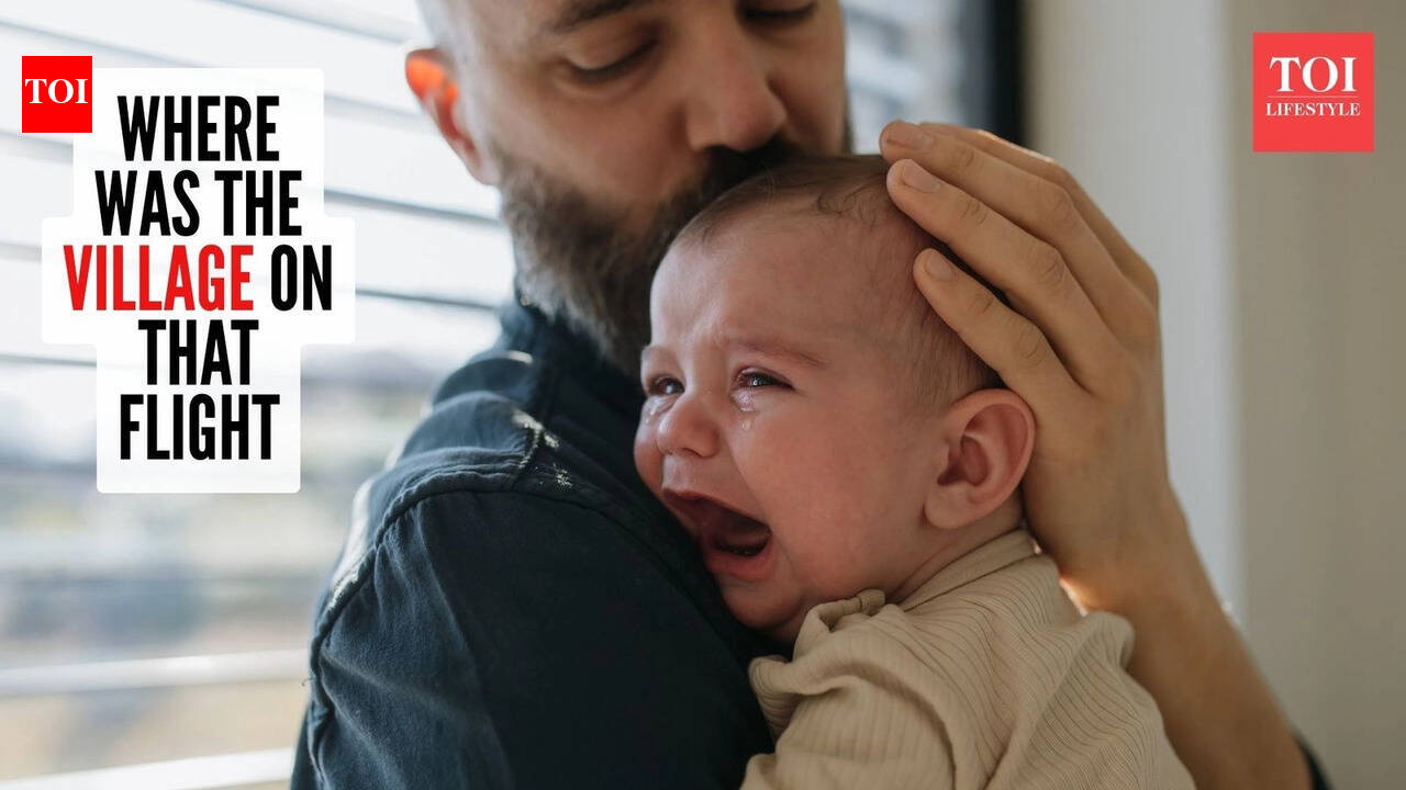 It takes a village, we say, but a plane ride with newborn twins told a different story