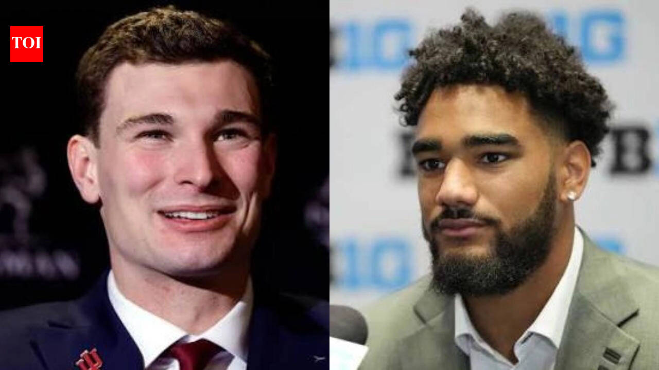 Fernando Mendoza surprised with $20,000 iced-out watch from Elijah Sarratt as Indiana prepares for College Football Playoff final