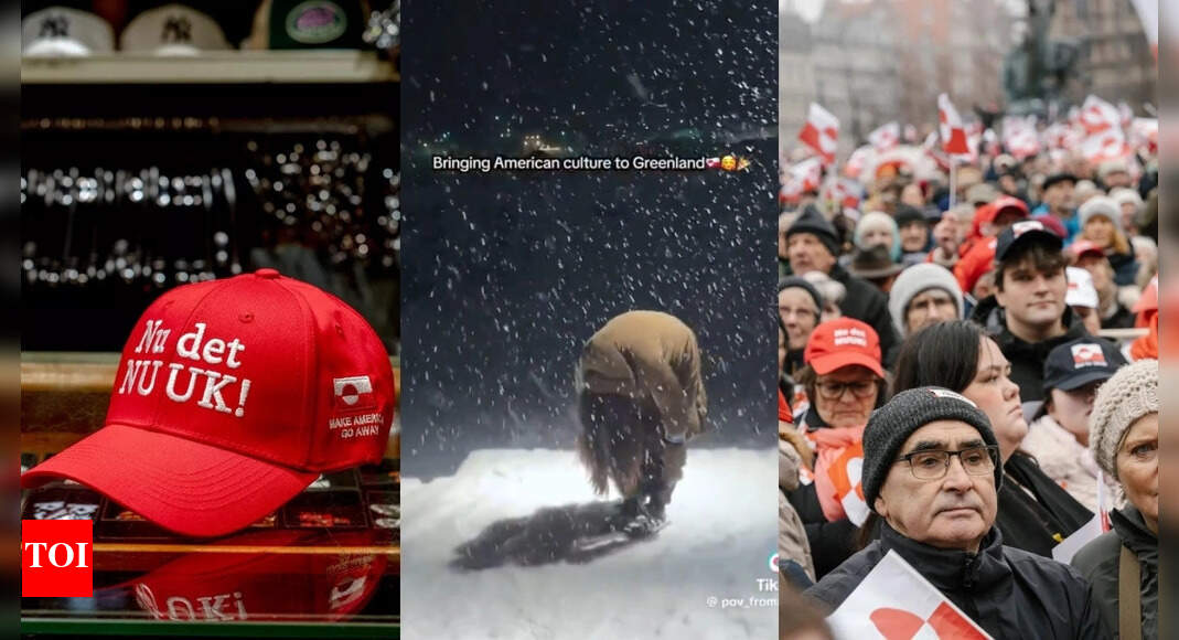 From Red MAGA cap to mocking videos: Here's how Greenland responds to ...