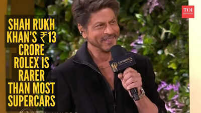The 13 crore rare Rolex watch seems to be Shah Rukh Khan's current favourite, here's what makes it so exclusive