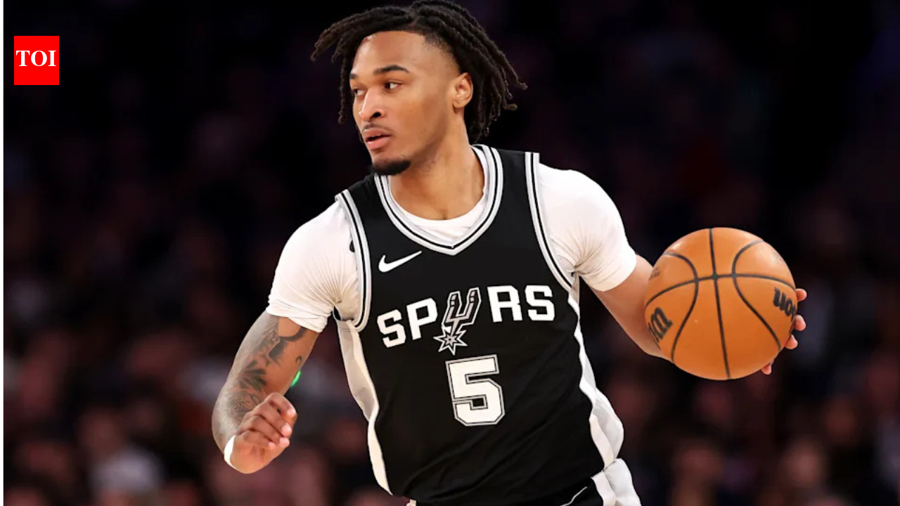 Stephon Castle causes unexpected delay as warmup session goes wrong ahead of San Antonio Spurs and Houston Rockets clash