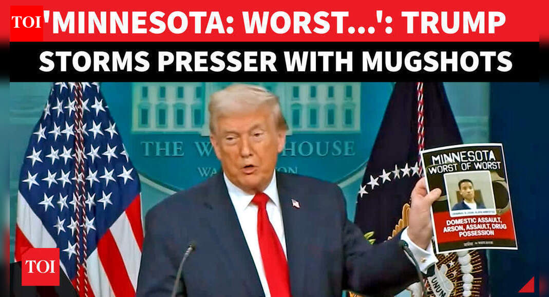 'Hate To See Ilhan Omar': Trump Goes On Minnesota Somalia Fraud Rant, Defends ICE | Watch