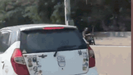 Pune shocker: Woman drives man for 2 km on bonnet at 60 km/h as he tries to stop her fleeing after ramming bike