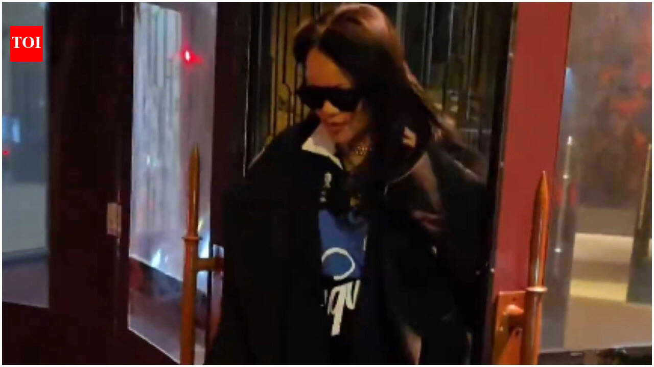 Rihanna gets struck by closing door in NYC; her reaction wins the internet