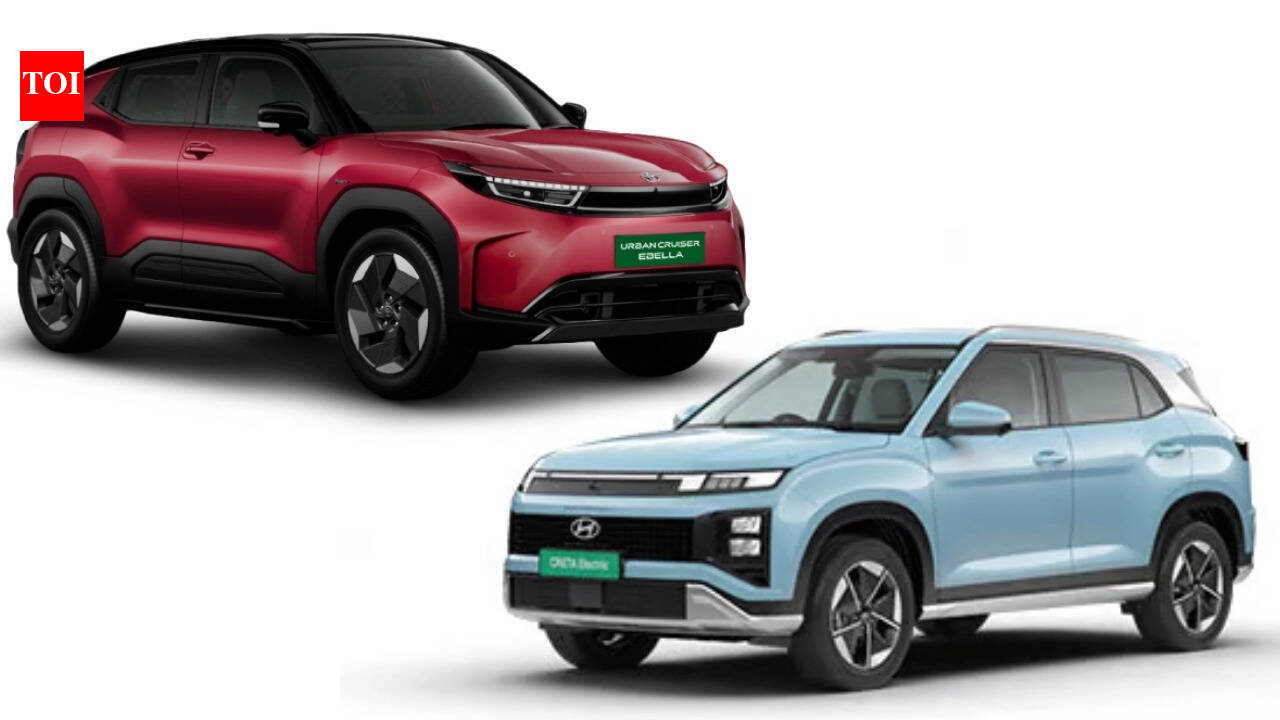 Toyota Urban Cruiser Ebella vs Hyundai Creta Electric range, specs