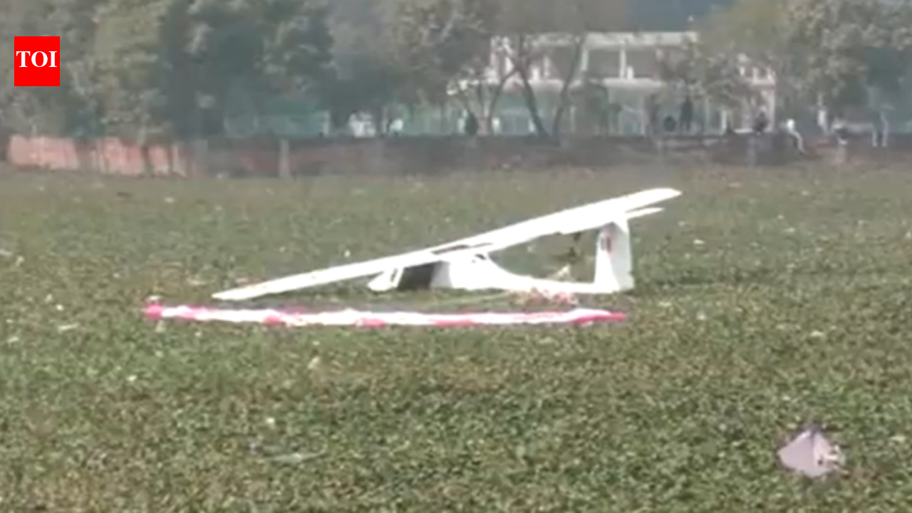 Prayagraj: IAF trainer aircraft crashes in pond; rescue ops on