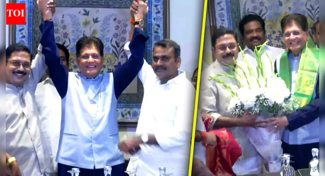 'To Remove Corrupt DMK': TTV Dhinakaran Meets Goyal As AMMK Rejoins NDA Ahead Of Tamil Nadu Polls