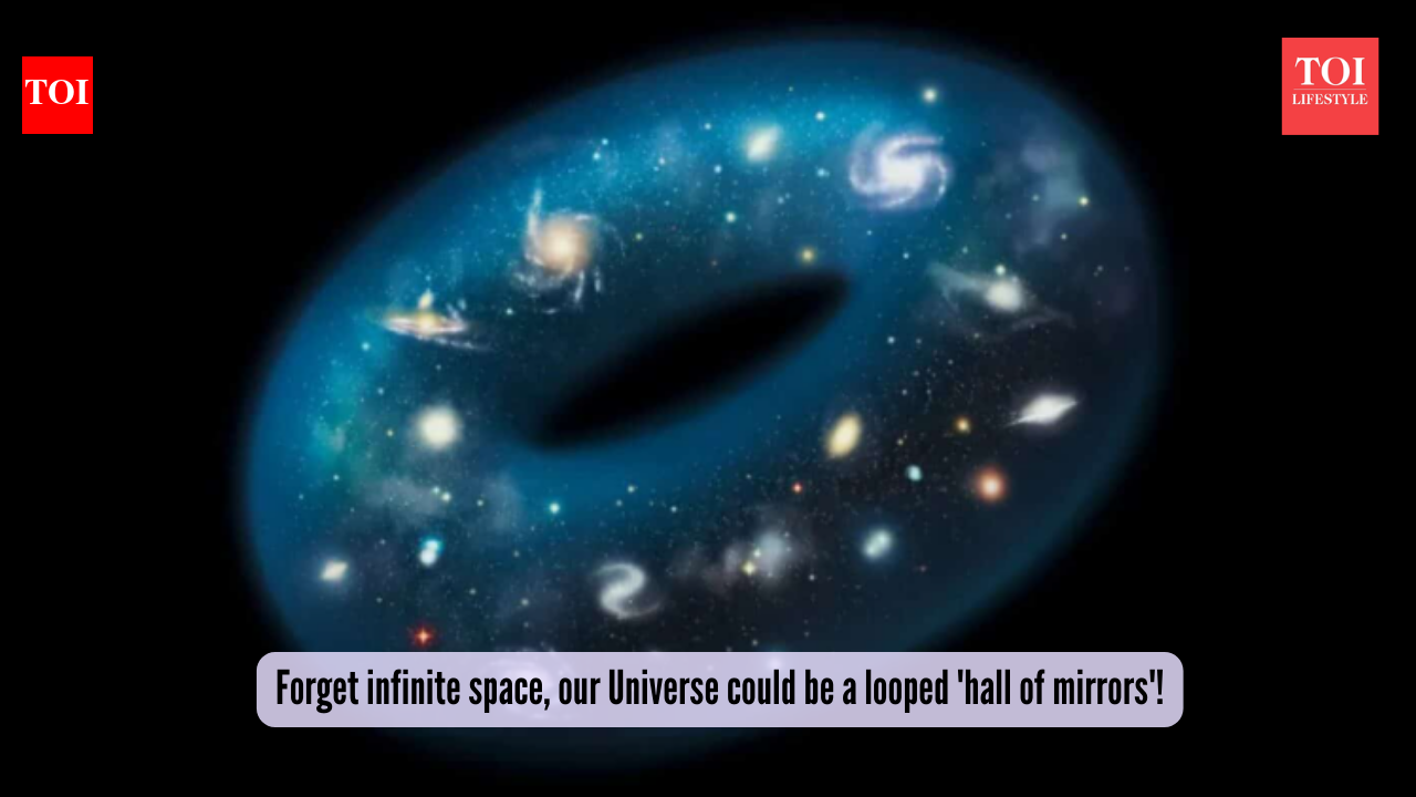 Scientists say the universe might be a giant hall of mirrors: New theory suggests it is a loop