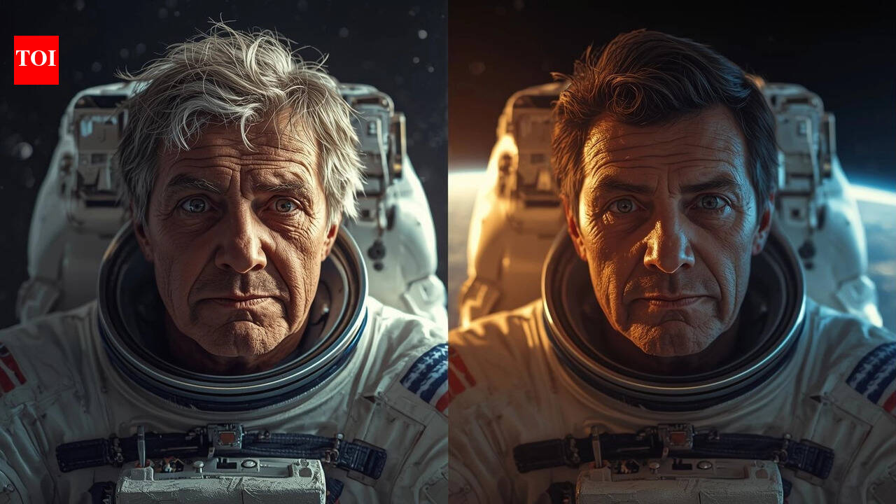 Astronauts aged faster in space and then grew younger after landing on Earth