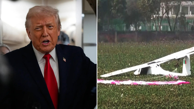 Evening news wrap: Trump lands in Switzerland ahead of Davos address; IAF aircraft makes 'forced landing' in UP, and more