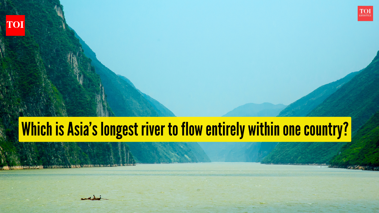 Which is Asia’s longest river to flow entirely within one country?