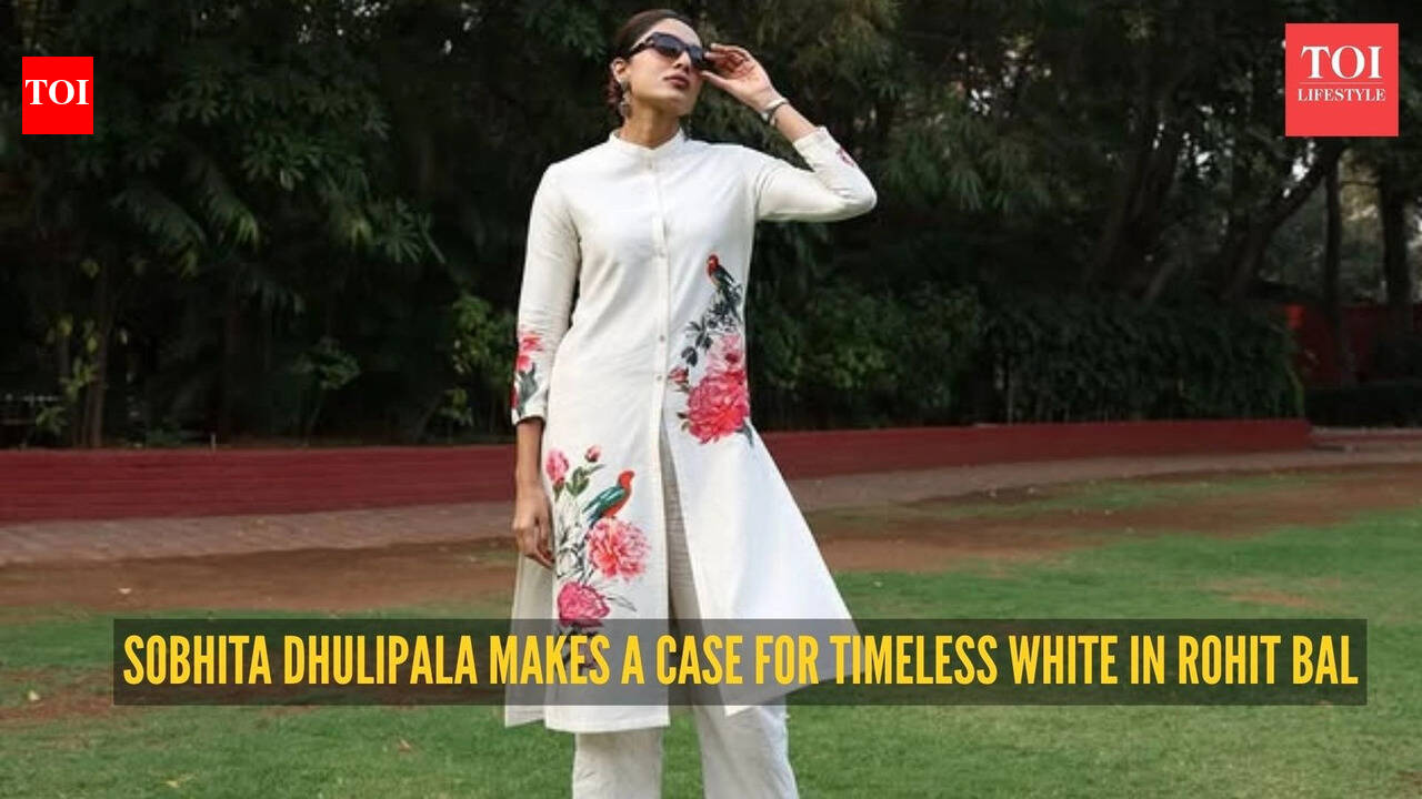 Why Sobhita Dhulipala’s classic white Rohit Bal couture look is a lesson in modern-elevated fashion