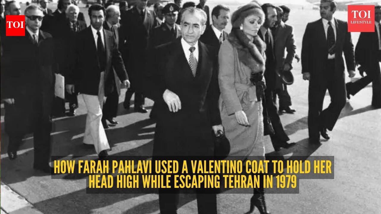 How Iran’s last empress left Tehran in an iconic Valentino coat that ultimately made history